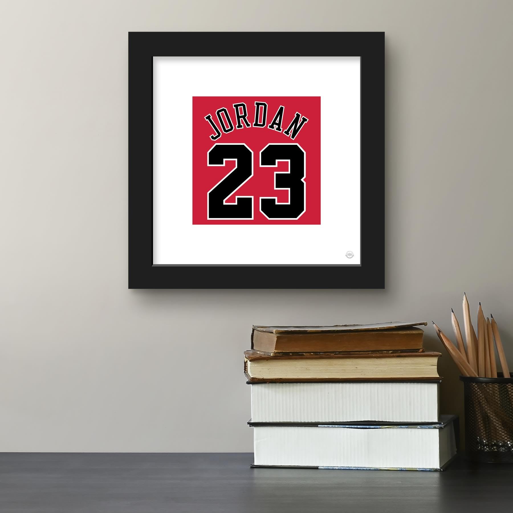 Amazon.com: Gallery Pops Michael Jordan - Jersey Number Red Wall